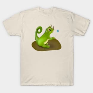 Cute cartoony Jackson’s Chameleon T-Shirt